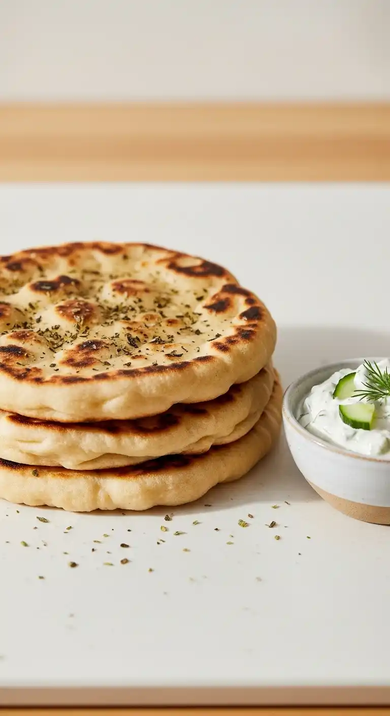 5 High Protein Breads You’ll Crave Even on Rest Days (Yes, Bread Can Be This Good) 3 Greek Yogurt Flatbread2