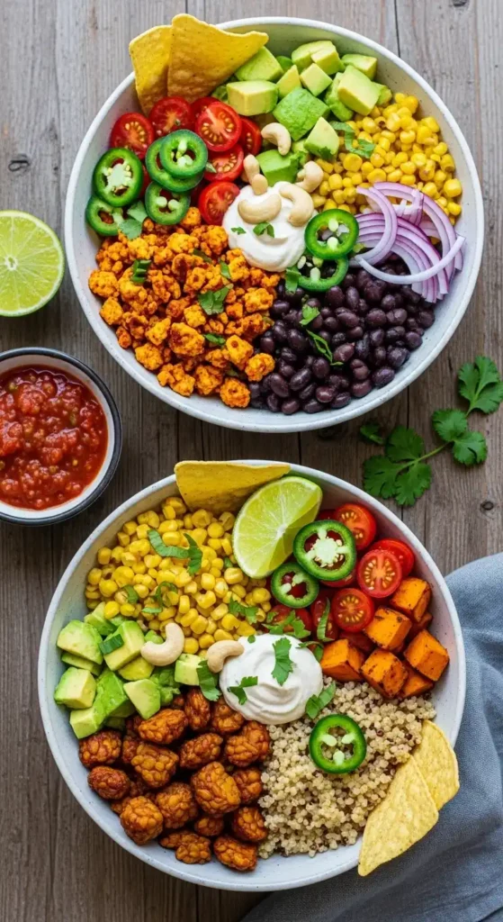 High-Protein Vegan Mexican Bowls: Flavor Packed & Protein Rich 3 High-Protein Vegan Mexican Bowls
