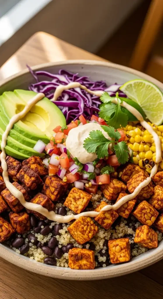 High-Protein Vegan Mexican Bowls: Flavor Packed & Protein Rich 5 High-Protein Vegan Mexican Bowls2