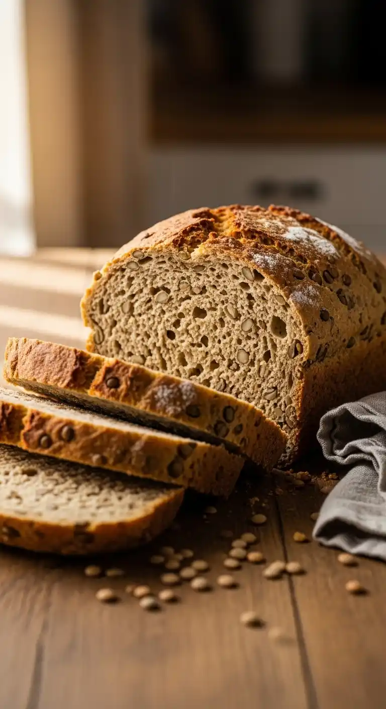 5 High Protein Breads You’ll Crave Even on Rest Days (Yes, Bread Can Be This Good) 5 Lentil Protein Bread4