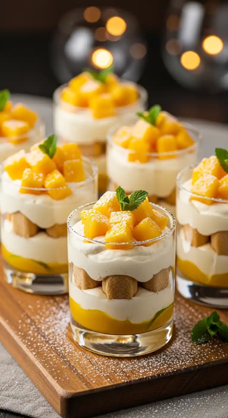 Tropical Mango Tiramisu Cups Recipe 4 Mango Tiramisu Cups 2
