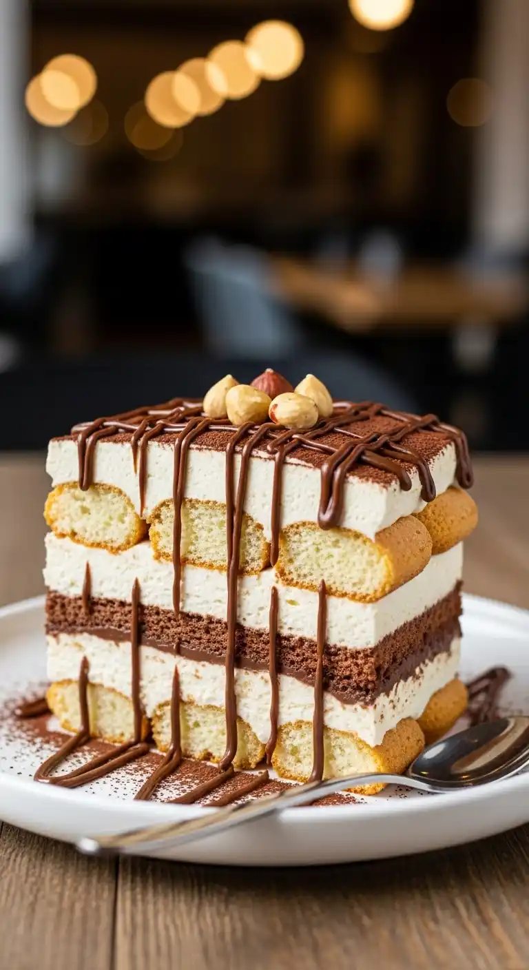 Easy Nutella Tiramisu Layer Cake Delight 4 Nutella Tiramisu Layer Cake 3