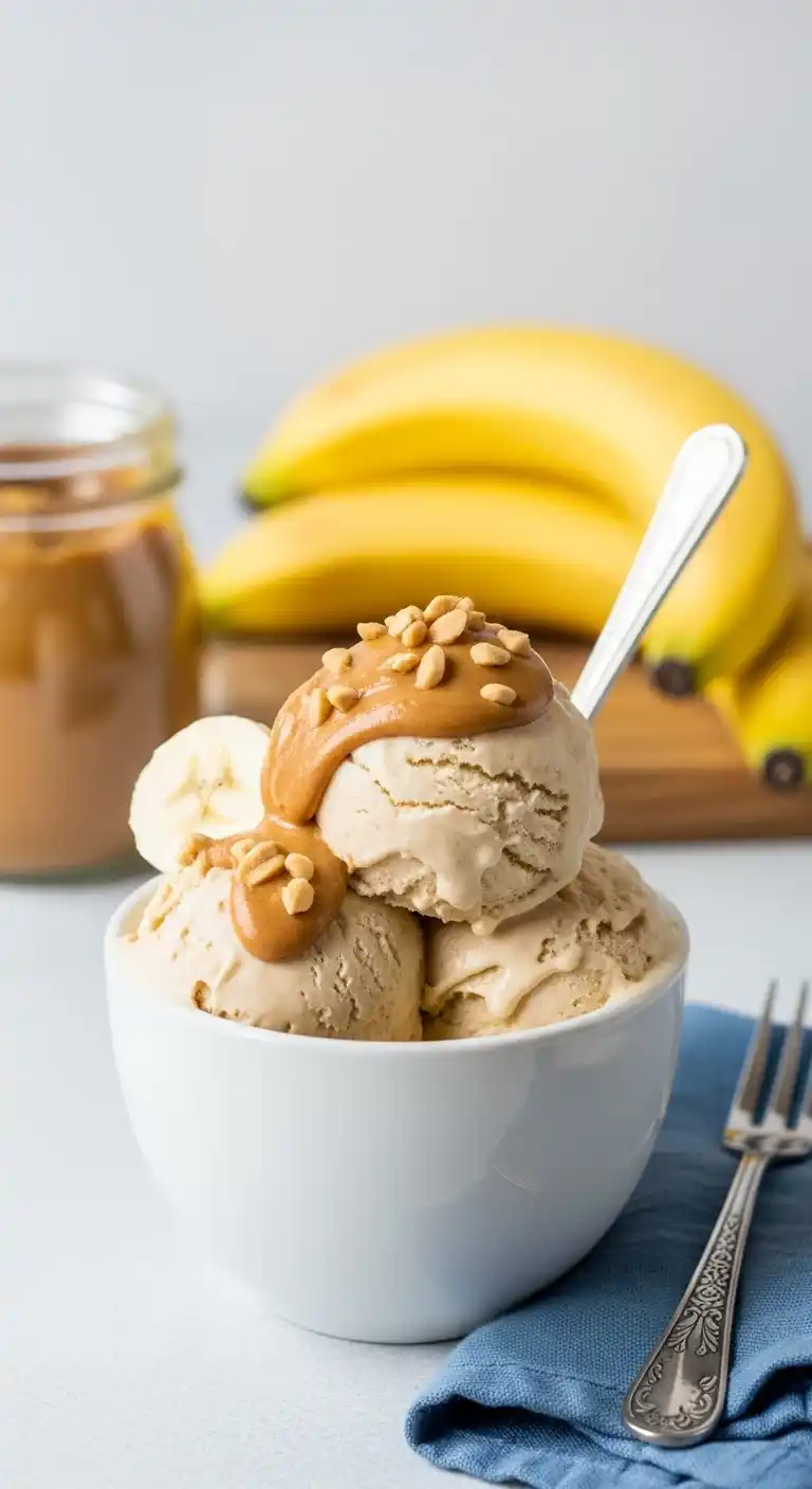 7 Peanut Butter Desserts You Can Make at Home (And Honestly… You Probably Should) 4 Peanut Butter Banana Ice Cream