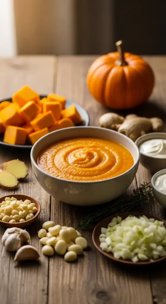 Cozy Magic: Pumpkin Soup Recipe Wins at Fall Tablesista 3 Pumpkin Soup Recipe2