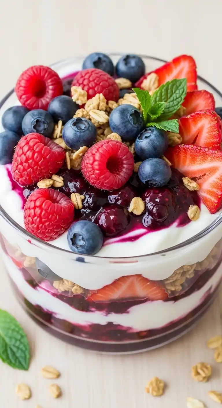 8 Quick Last-Minute Desserts That Save Every Sweet Craving (Even When Your Pantry Looks Sad) 7 Quick Berry Yogurt Dessert Bowl