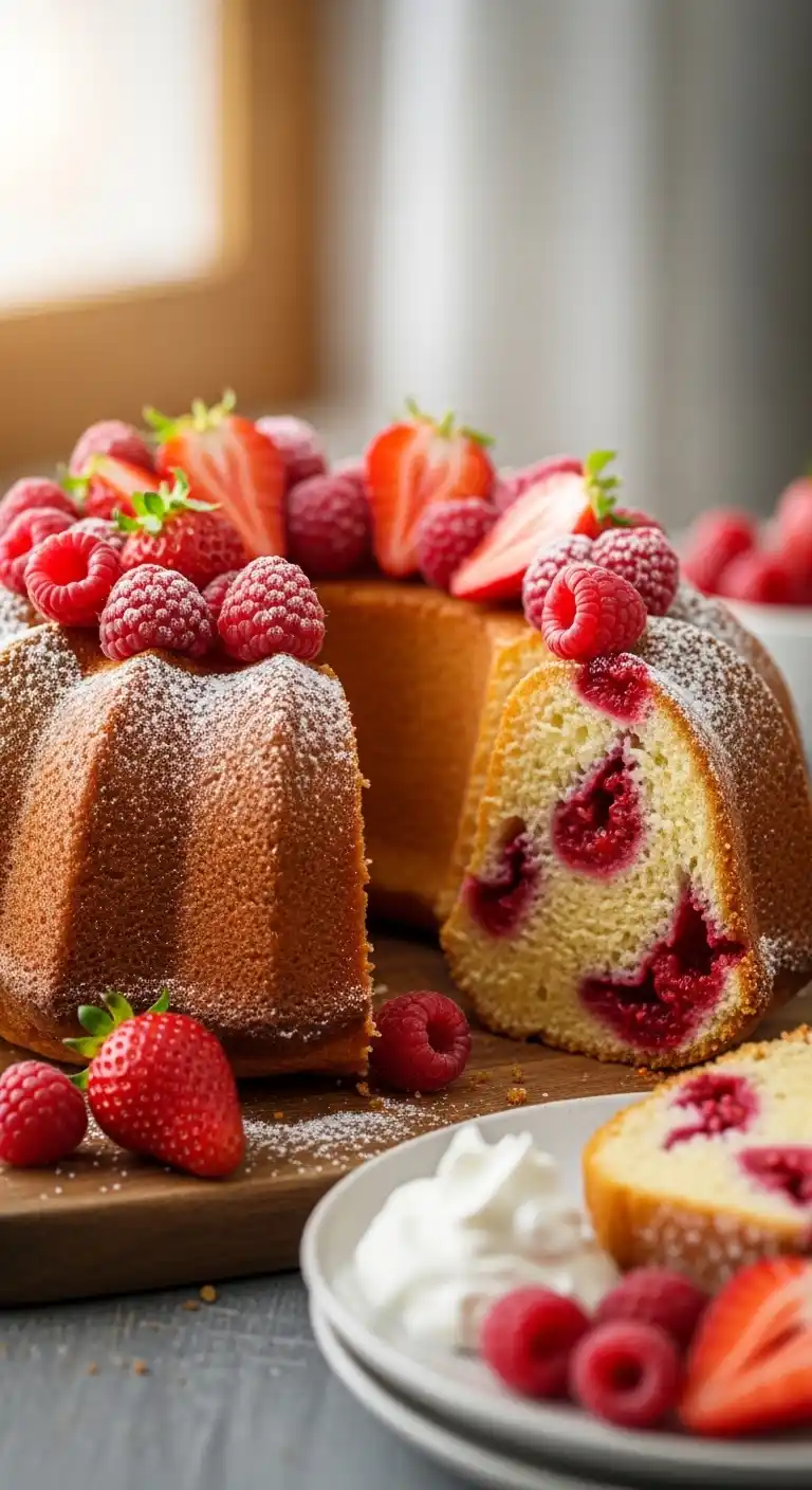 5 Raspberry Strawberry Cake Recipes You’ll Actually Want to Bake (and Eat!) 4 Raspberry Strawberry Bundt Cake3