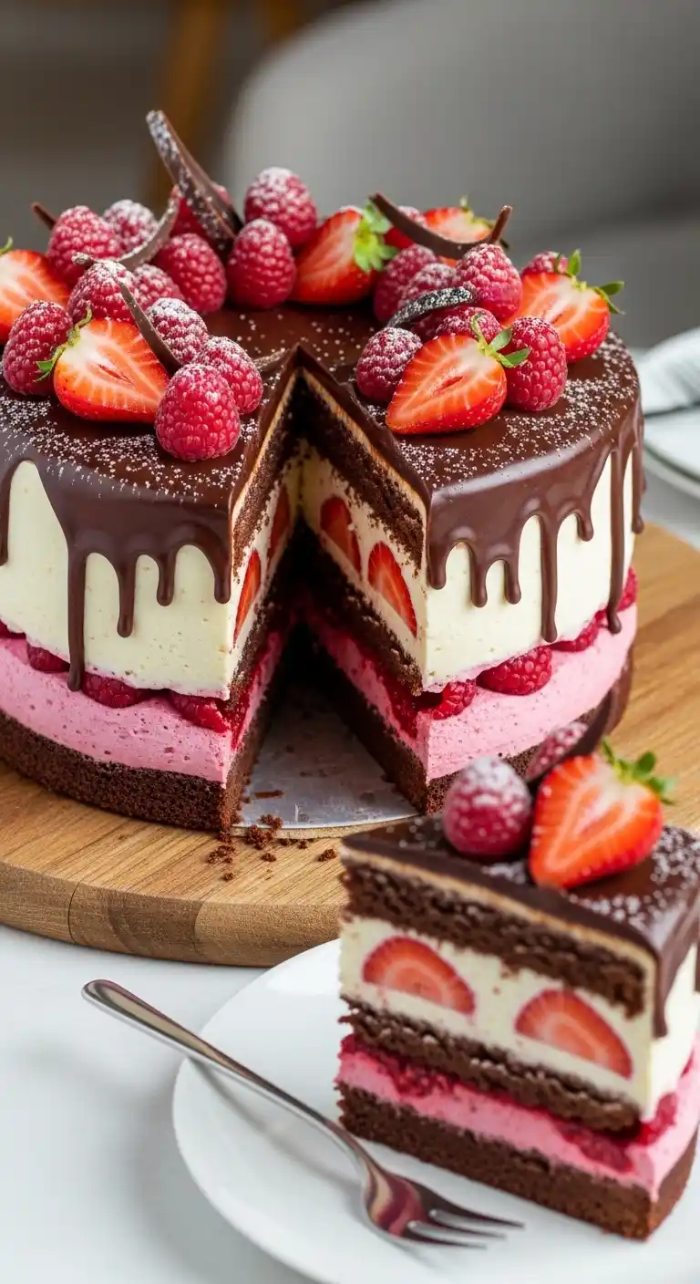 5 Raspberry Strawberry Cake Recipes You’ll Actually Want to Bake (and Eat!) 6 Raspberry Strawberry Cake5