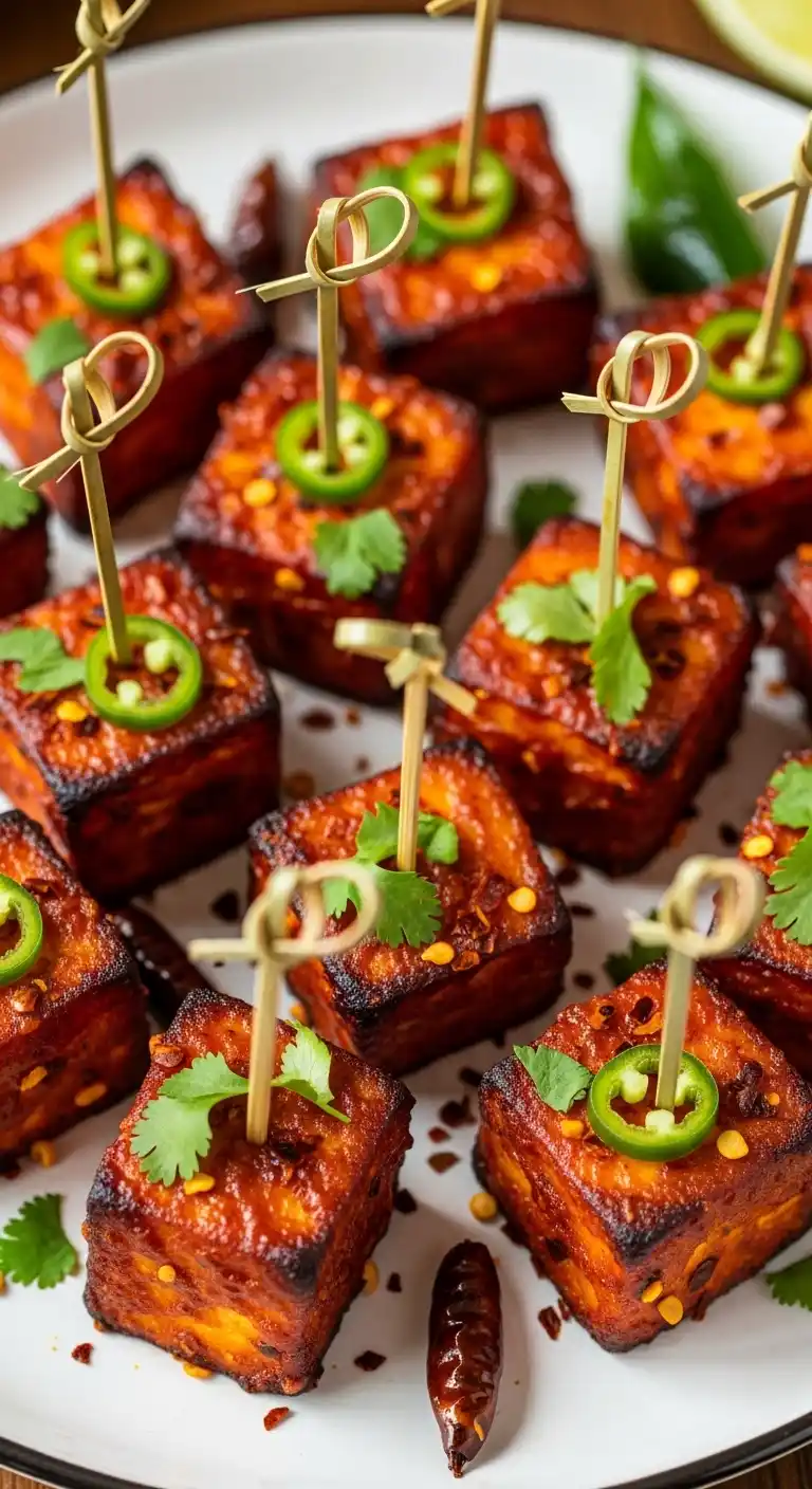 7 Easy Kitty Party Snacks That Look Fancy but Take Minutes (Your Guests Will Never Know ) 8 Spicy Paneer Toothpick Bites