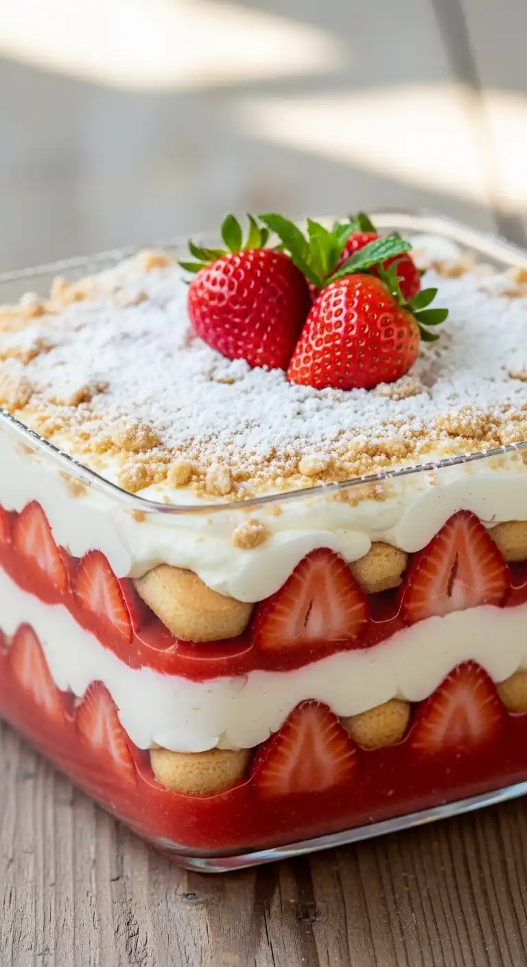 12 Tiramisu Flavor Combinations You Need to Try (Because Classic Is Boring ) 2 Strawberry Shortcake Tiramisu1