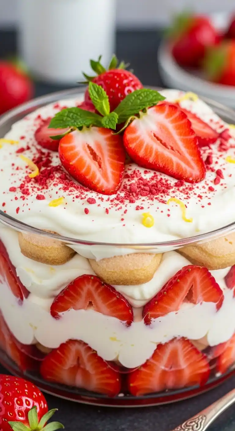 Strawberry Tiramisu – Fresh & Fruity Dessert Twist 5 Strawberry Tiramisu4