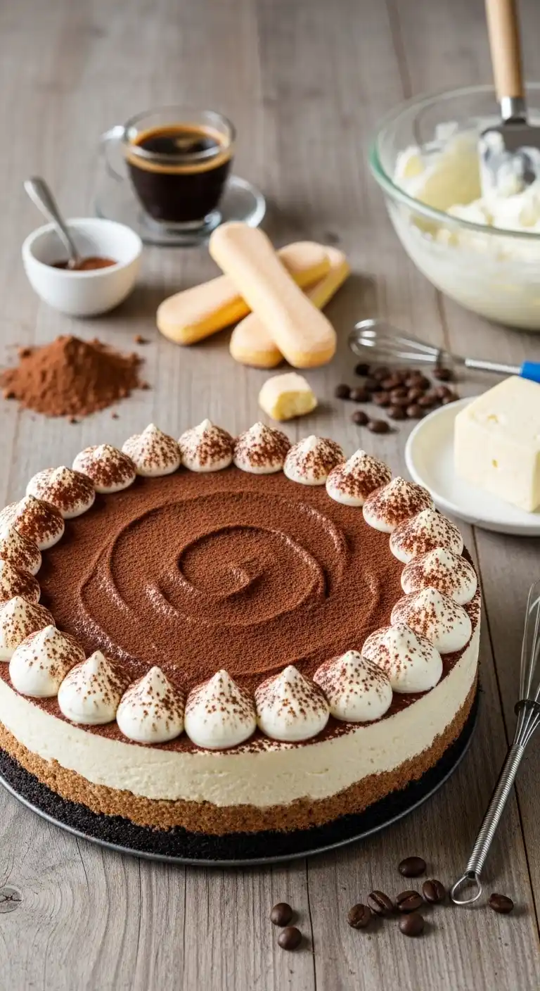 Tiramisu Cheesecake – Rich & Creamy Dessert Delight 5 Tiramisu Cheesecake 2