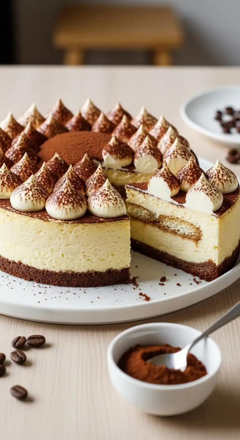 Tiramisu Cheesecake – Rich & Creamy Dessert Delight 4 Tiramisu Cheesecake 4