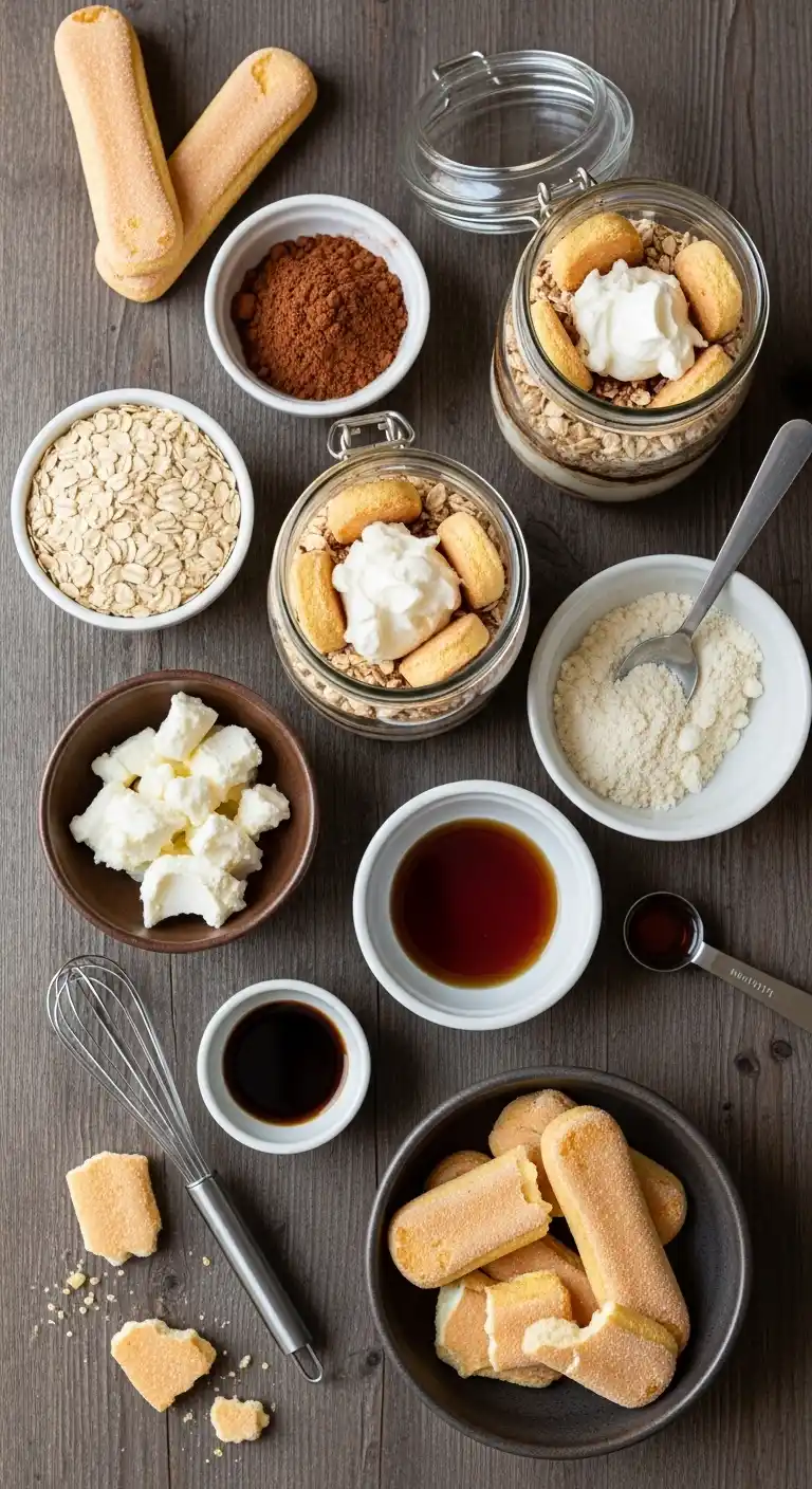 Tiramisu Overnight Oats – Healthy Dessert Hack 3 Tiramisu Overnight Oats2