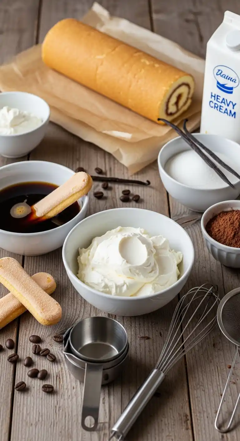 Tiramisu Swiss Roll Cake (Easy & Elegant) 3 Tiramisu Swiss Roll Cake2