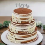 Tiramisu Wedding Cake with Elegant Layers 2 Tiramisu Wedding Cake with Elegant Layers