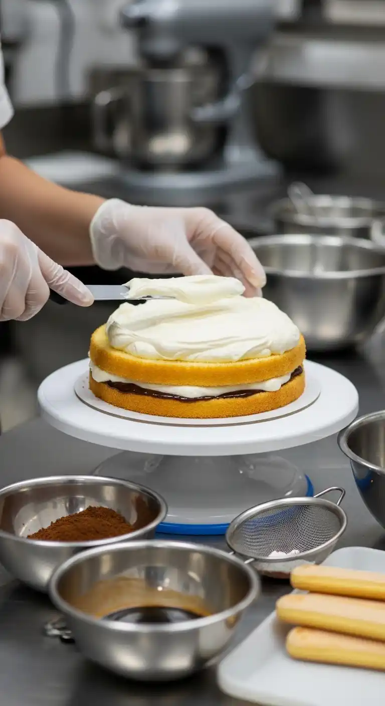 Tiramisu Wedding Cake with Elegant Layers 5 Tiramisu Wedding Cake with Elegant Layers3