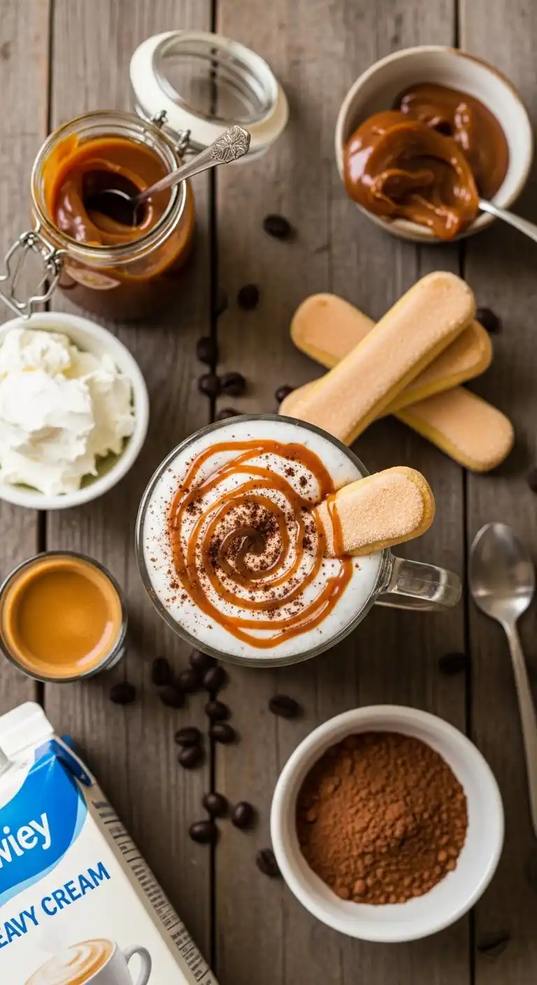 Cafe-Style Tiramisu Latte at Home 3 Tiramisu with Espresso Cream3