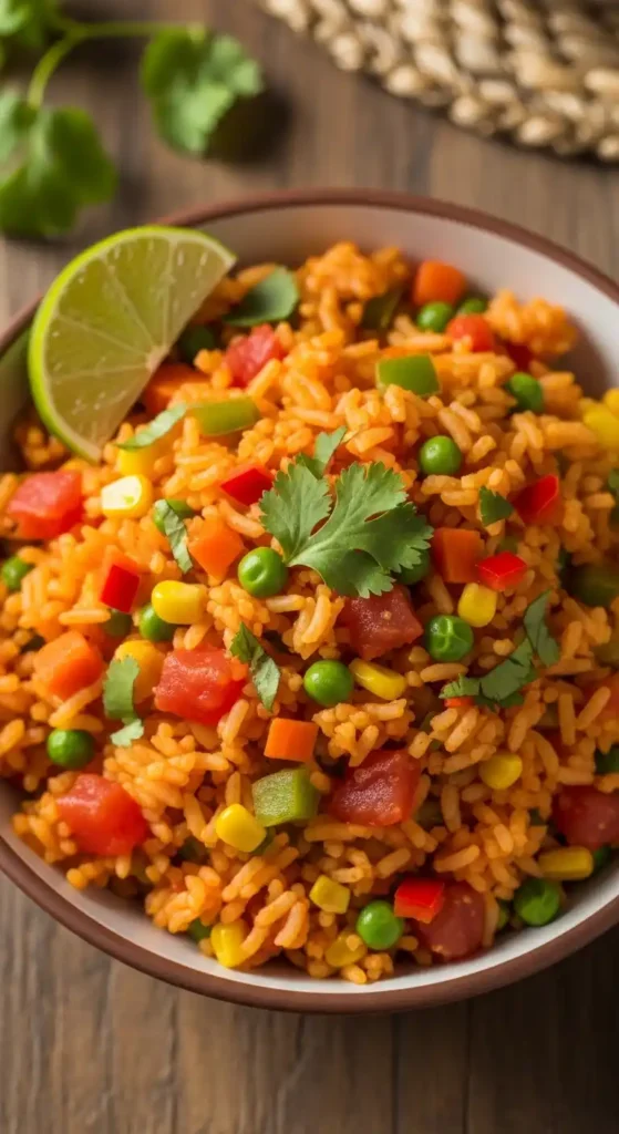 Traditional Mexican Rice Made Vegan: Cozy One-Pan Comfort 5 Vegan Mexican Rice 4