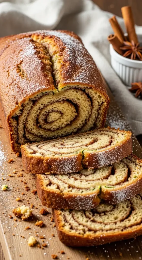 Zucchini Bread with Cinnamon Swirl: Cozy Moist Perfection 4 Zucchini Bread with Cinnamon Swirl3
