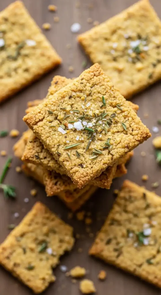 Irresistible Almond Flour Herb Crackers Recipe Gets Snappy Crunch 4 almond flour herb crackers