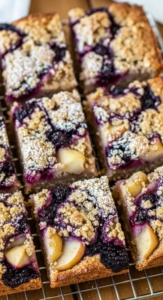 Apple Blackberry Oat Bars: Cozy on-the-Go Treats 4 apple blackberry oat bars4
