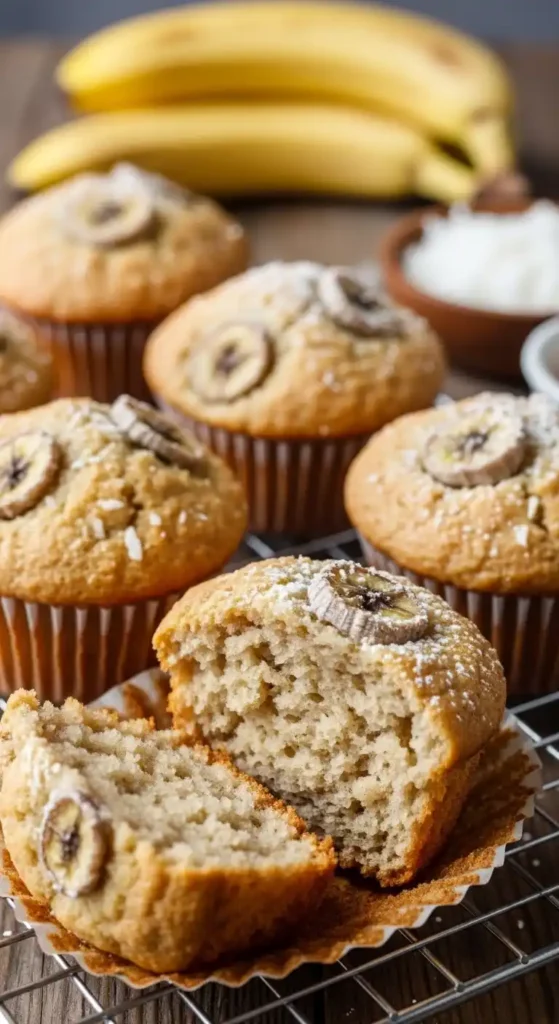 Coconut Flour Banana Muffins: Tropical Mood Boost 5 banana coconut muffin4