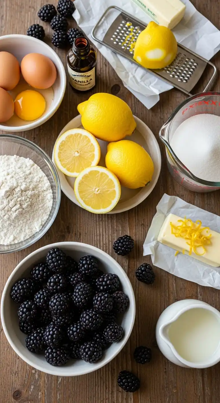 Blackberry Lemon Cake Recipe: Quick & Juicy Delight 3 blackberry lemon cake2