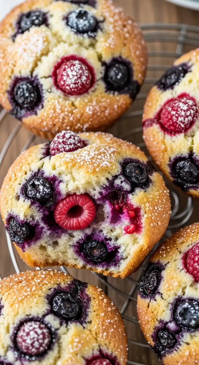 Blueberry Raspberry Muffins: The Ultimate Breakfast Boost 5 blueberry raspberry muffins4