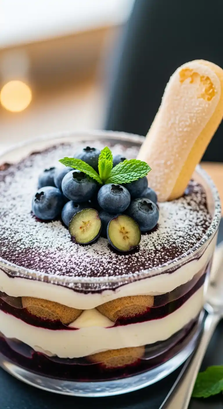 Blueberry Tiramisu Shots – No Bake Dessert 5 blueberry tiramisu shots2