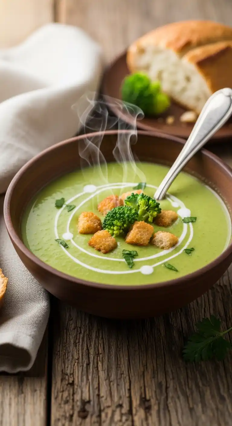 Simple Homemade Broccoli Soup 4 brocoli soup 3