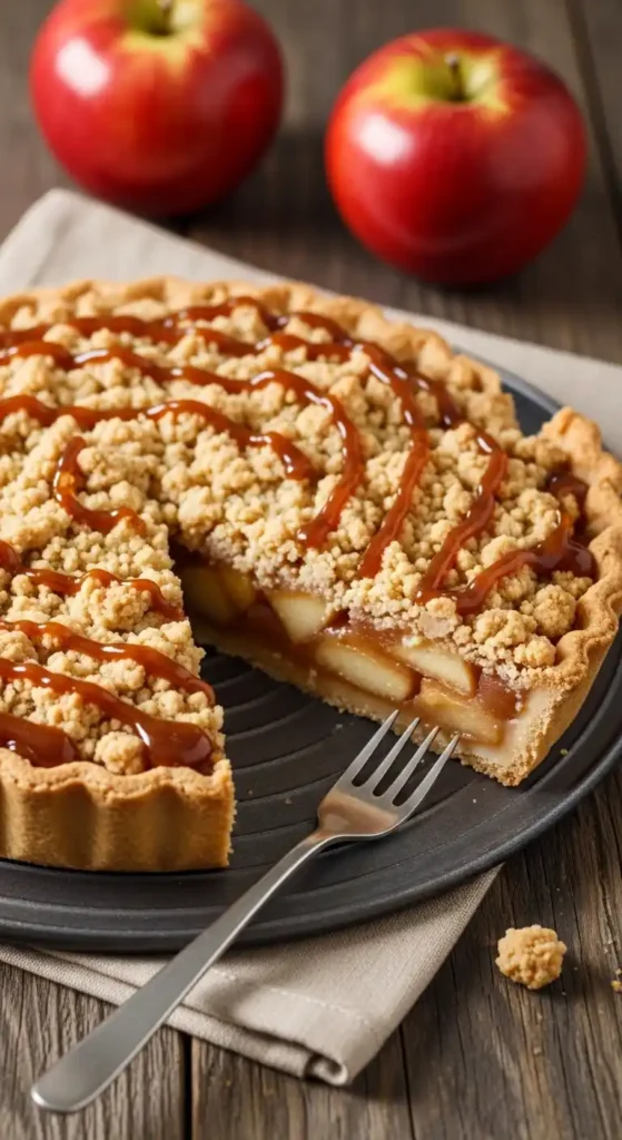 Caramel Apple Crumble Pie: Dreamy Slice in Seconds 4 caramel apple crumble pie 3