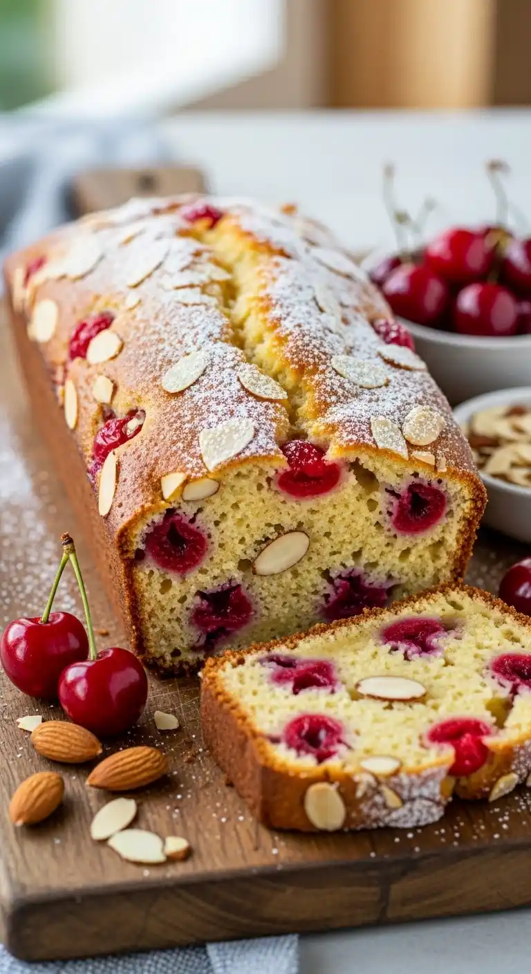 Cherry Almond Cake Recipe: Foolproof Delight 5 cherry almond loaf cake 3
