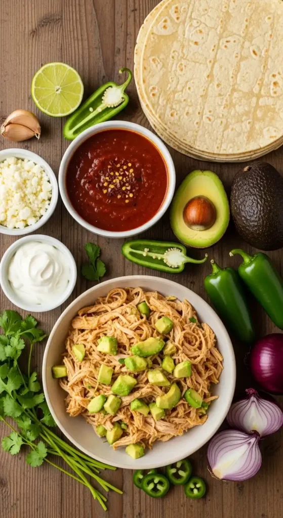 Fiesta Night: Chicken Avocado Mexican Enchiladas Delish 3 chicken avocado mexican enchiladas 2