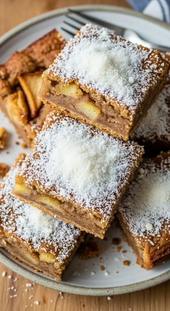 Coconut Flour Apple Cinnamon Bars: Irresistible Snack 5 coconut flour apple cinnamon bars 4
