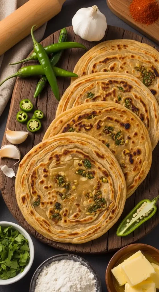 Crispy Flatbreads with Spiced Filling Parathas: Irresistible Bites 4 filling parathas3