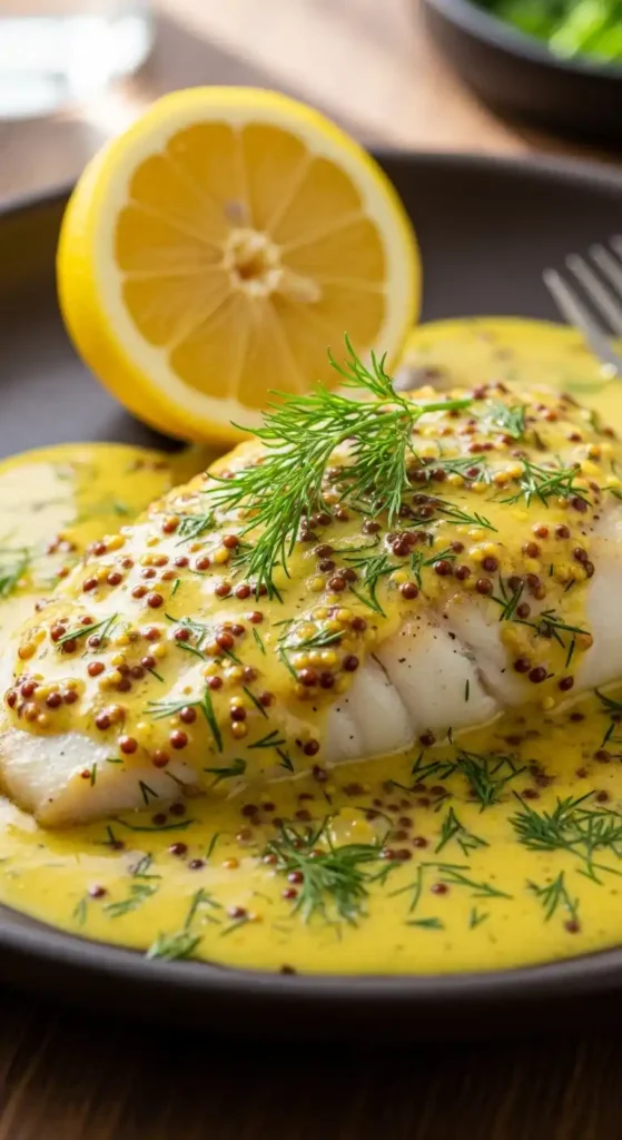 Tangy Fish in Mustard Sauce: Weeknight Wow in 30 Minutes 4 _fish in mustard sauce3