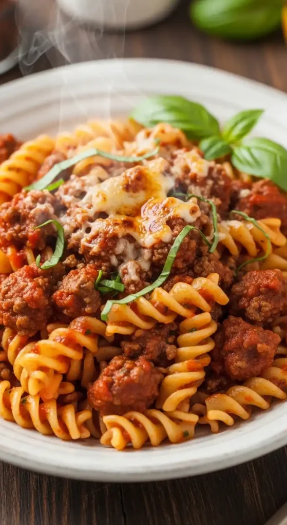 Ground Beef Rotini Bake Recipe: Easy Weeknight Win 5 ground beef rotini 4