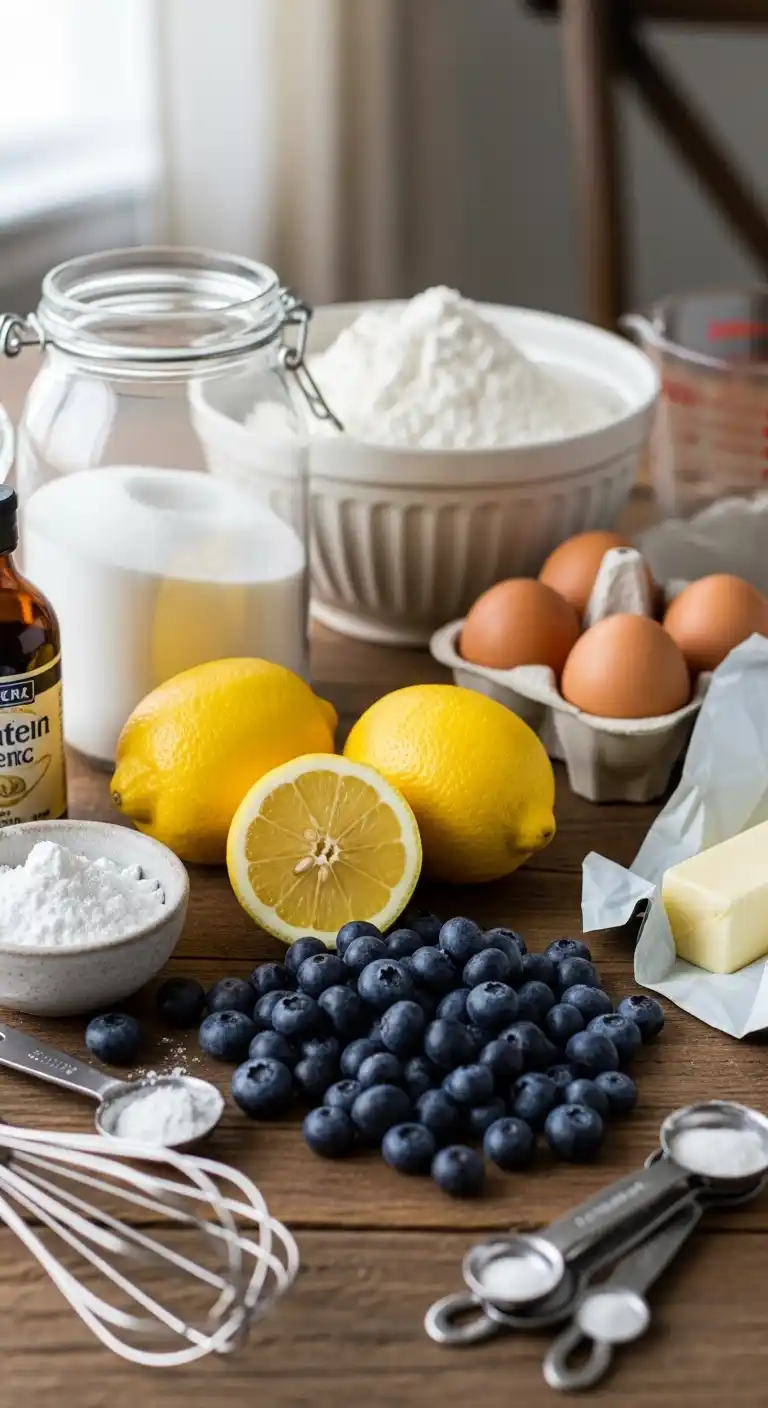 Lemon Blueberry Cake Recipe: Easy Vacation-in-a-Slice 3 lemon blueberry cake