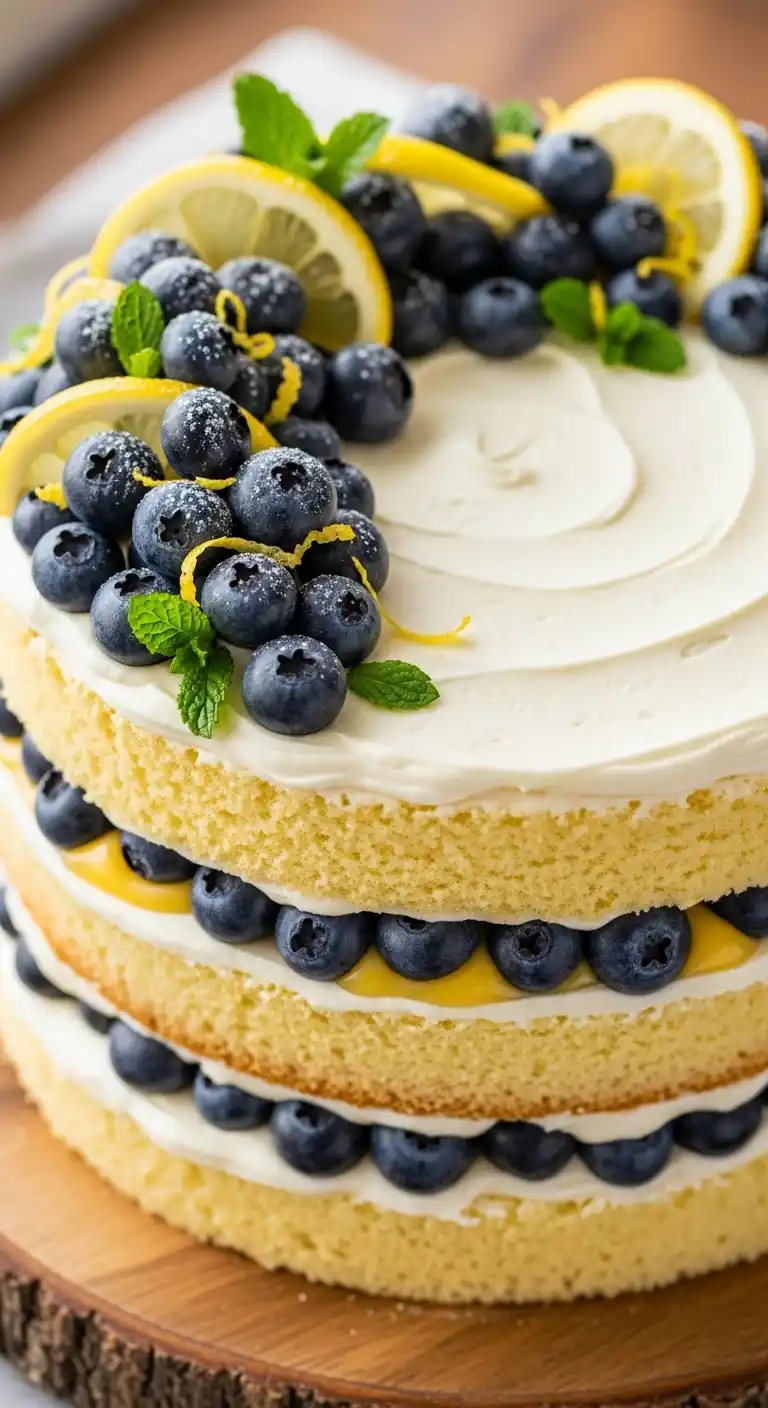 Lemon Blueberry Cake Recipe: Easy Vacation-in-a-Slice 4 lemon blueberry cake2