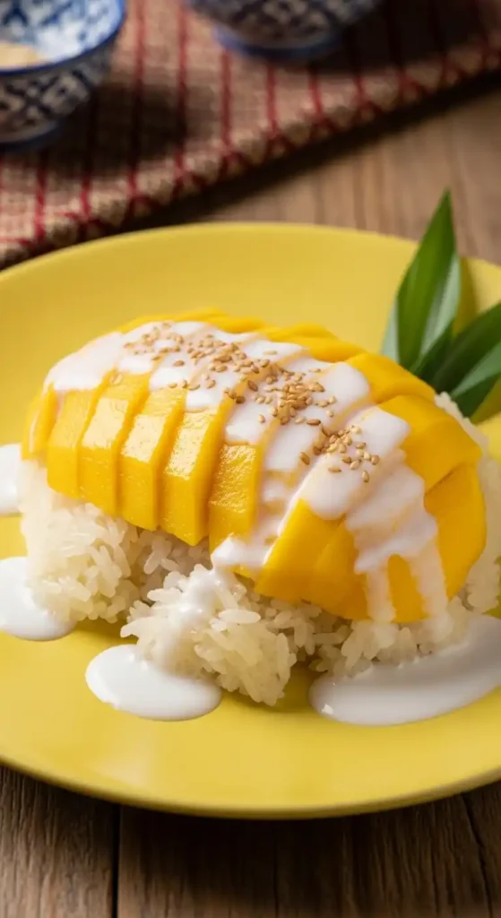 Mango Sticky Rice Recipe: Sunshine in a Bowl 5 mango sticky rice4