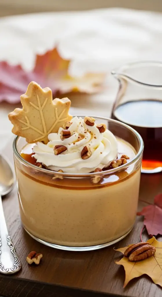 Delicious Maple Cream Pudding Recipe Doors of Comfort 5 maple cream pudding 3