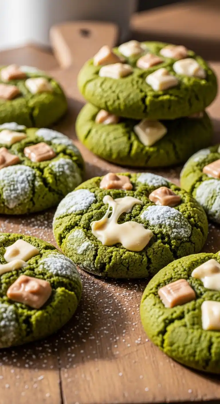 Easy Matcha White Chocolate Cookies at Home 4 matcha white chocolate cookies 4
