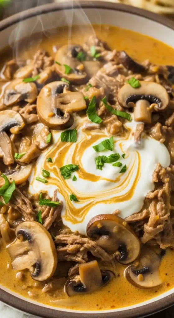 Creamy Mushroom Beef Stroganoff Sauce: Easy Weeknight Win 5 mushroom beef stroganoff sauce 3