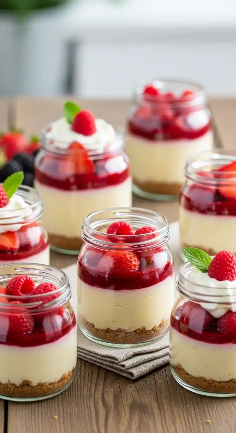 6 No-Bake Desserts to Try Because Ovens Are Totally Overrated (And We’re Feeling Lazy) 2 no bake cheesecake jars