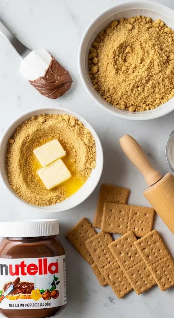 Nutella Smores Pie Recipe: Gooey Perfection 3 nutella smores pie02