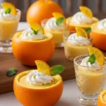 Creamy Orange Posset Served in Fresh Orange Peels 2 orange posset01