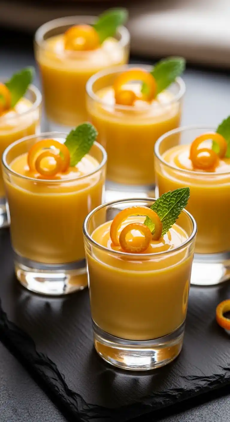 Creamy Orange Posset Served in Fresh Orange Peels 5 orange posset4