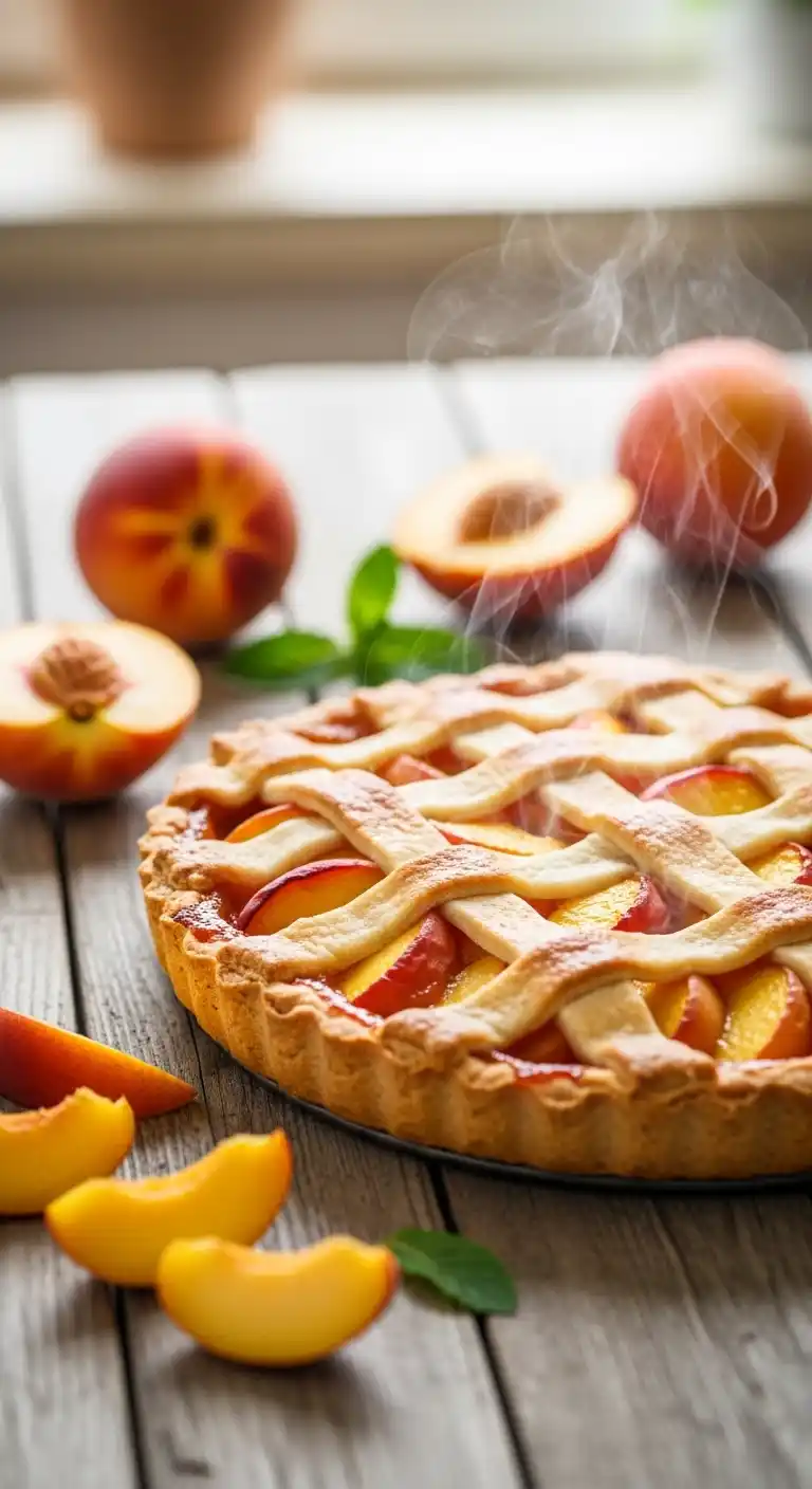 Fresh Peach Pie That Screams Summer Dessert 5 peach pie4