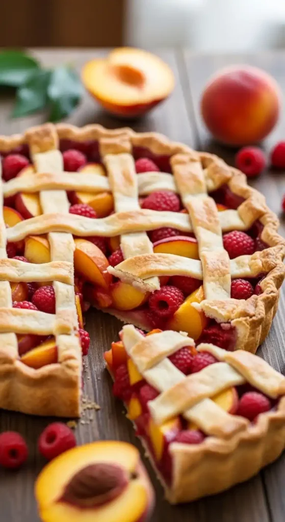 Peach Raspberry Pie Recipe: Summer’S Sweet Secret 4 peach raspberry pie3