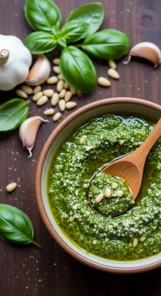 Pesto Sauce Recipe: Summer in a Jar in 5 Minutes 4 pesto sauce3